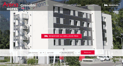 Desktop Screenshot of hotel-arena-grenoble.com